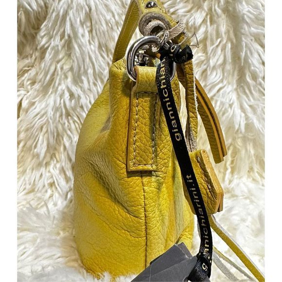 Gianni Chiarini Yellow Mustard Leather mini bag - Picture 6 of 13